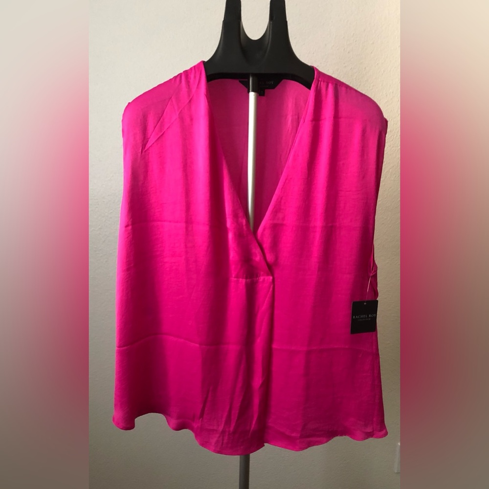 Rachael Ray Vibrant Pink Blouse
